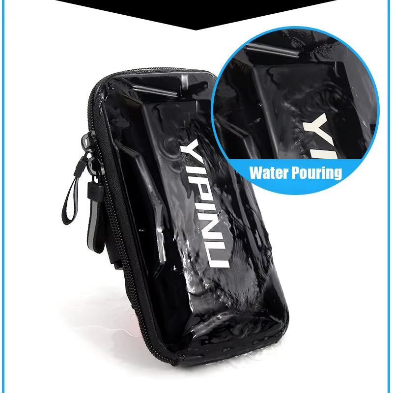Men Women Waterproof Reflective Sports Arm Bag Fitness Night Running Jogging Cycling Phone Case Holder Wallet Armband Pouch