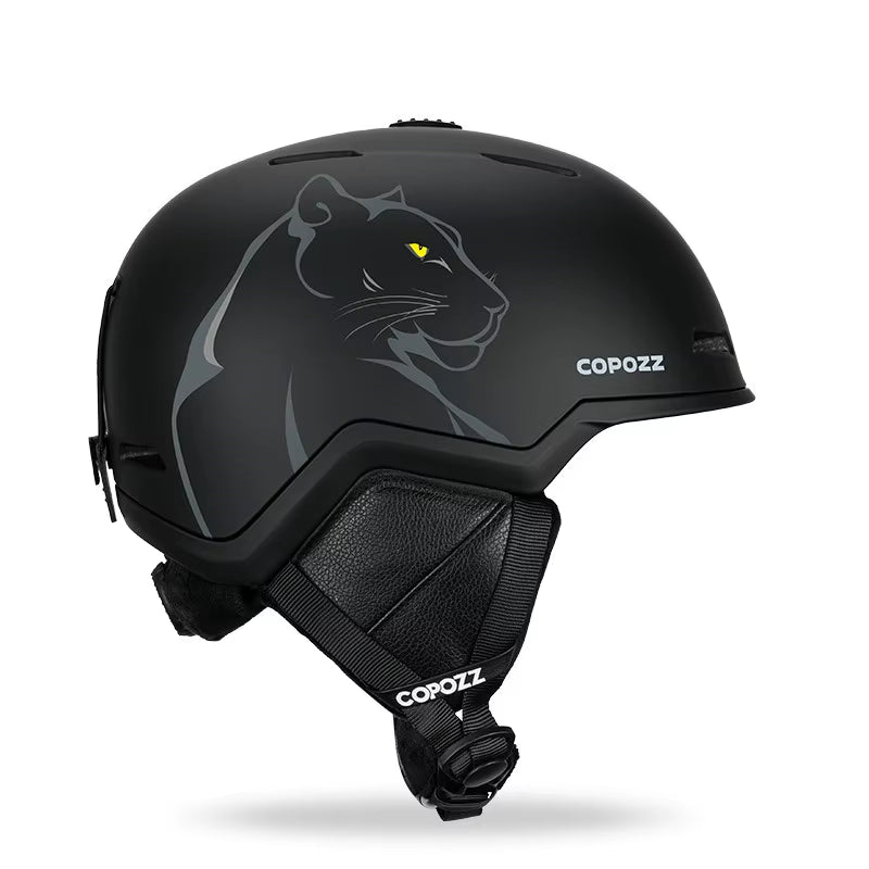 Winter Ski Snowboard Helmet Half-Covered Anti-Impact Safety Helmet Cycling Snowmobile Skiing Protective for Adult and Kid