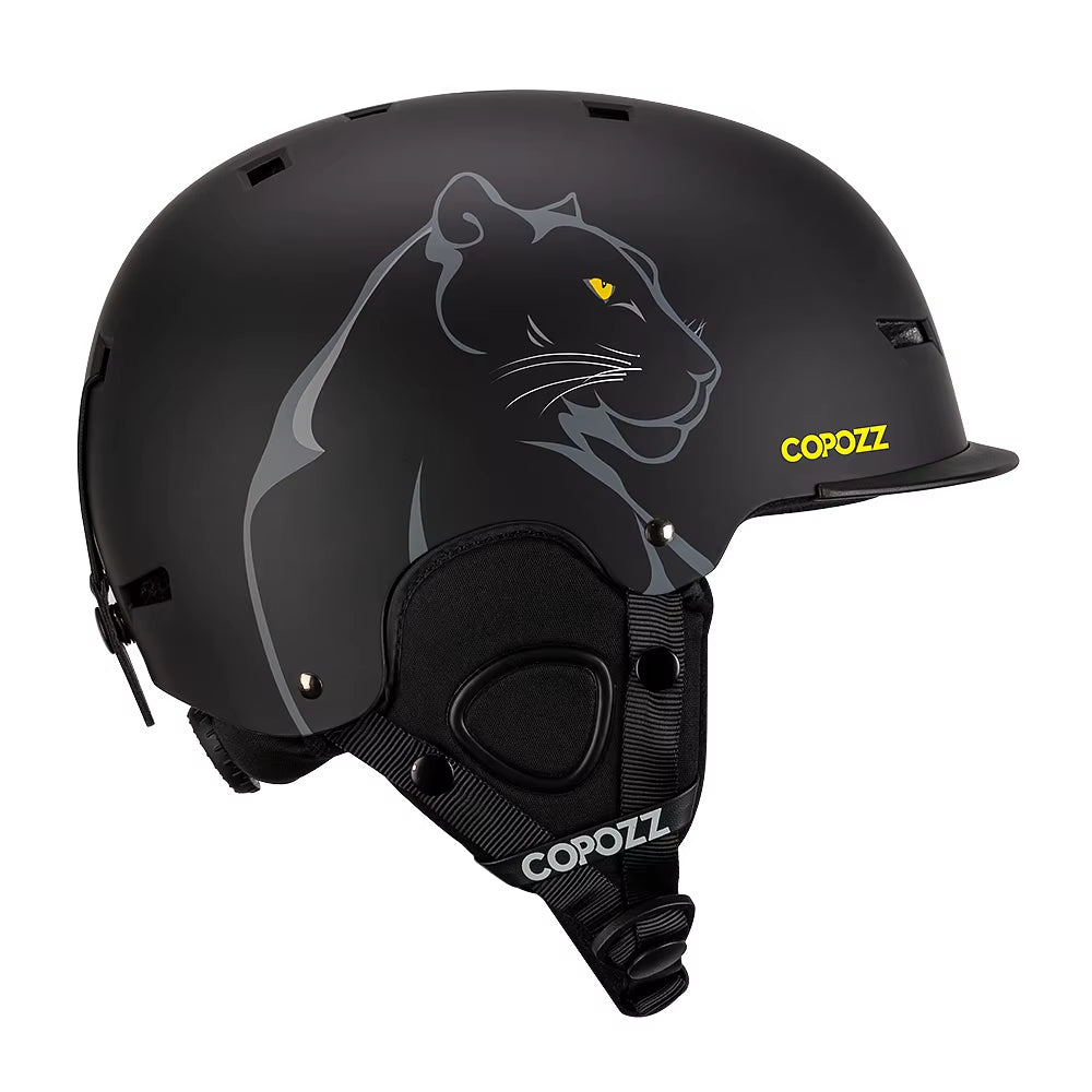New Ski Helmet Cartoons Half-Covered Anti-Impact Safety Helmet Cycling Ski Snowboard Sports Helmet for Adult and Kids