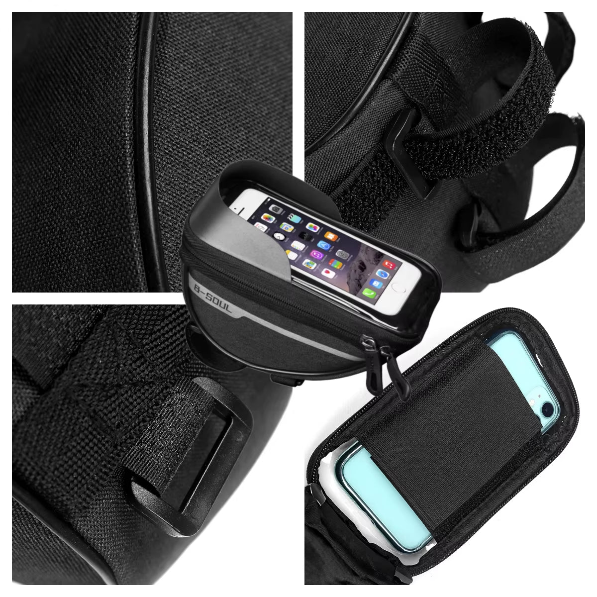 Bicycle Bag Can Hold Mobile Phones Installed on Bicycles Convenient and Easy to Use