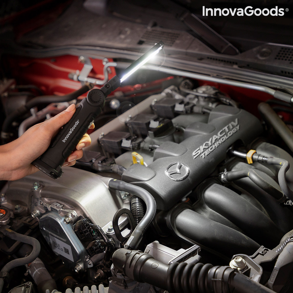 5-In-1 Rechargeable Magnetic LED Torch Litooler InnovaGoods