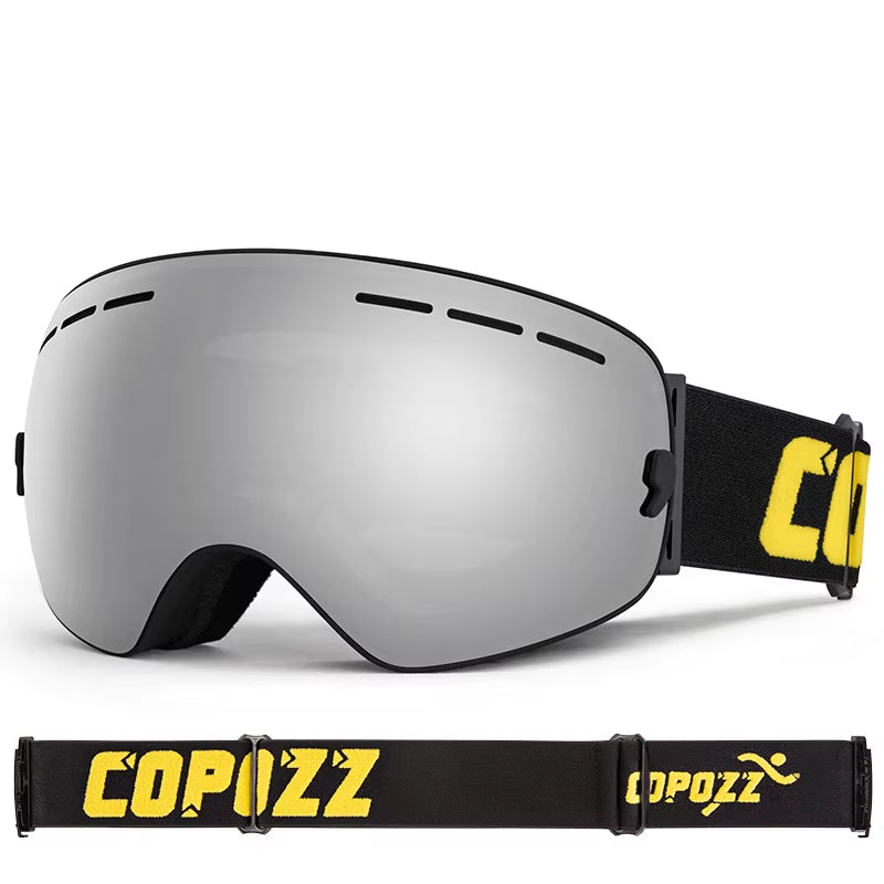 Men Women Brand Ski Goggles Snowboard Goggles Glasses for Skiing UV400 Protection Snow Glasses Anti-Fog Ski Mask Eyewear