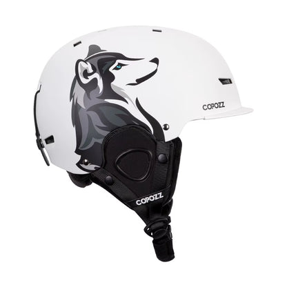New Ski Helmet Cartoons Half-Covered Anti-Impact Safety Helmet Cycling Ski Snowboard Sports Helmet for Adult and Kids