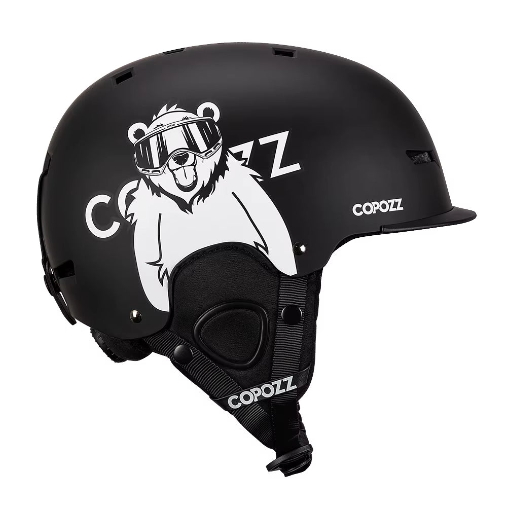 New Ski Helmet Cartoons Half-Covered Anti-Impact Safety Helmet Cycling Ski Snowboard Sports Helmet for Adult and Kids