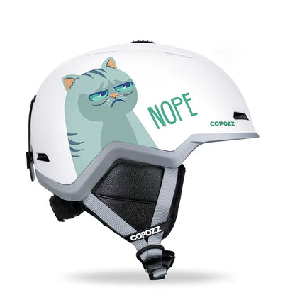Winter Ski Snowboard Helmet Half-Covered Anti-Impact Safety Helmet Cycling Snowmobile Skiing Protective for Adult and Kid