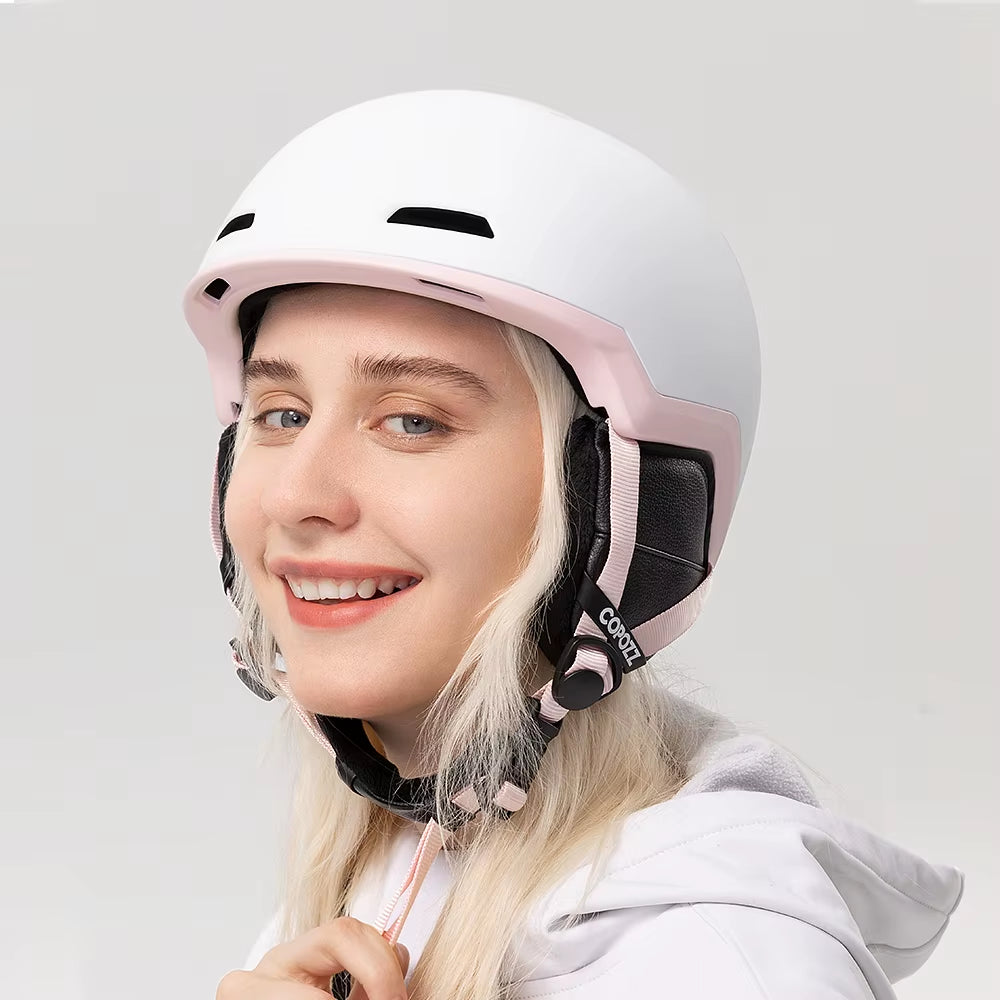 Winter Ski Snowboard Helmet Half-Covered Anti-Impact Safety Helmet Cycling Snowmobile Skiing Protective for Adult and Kid