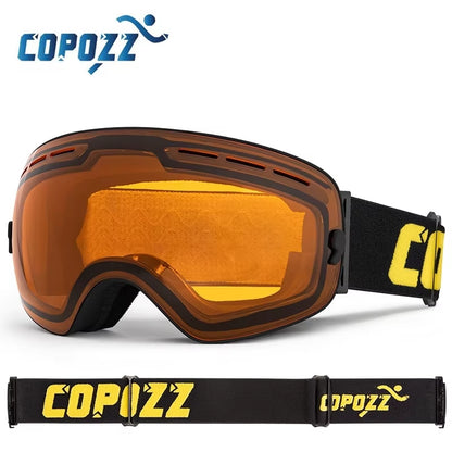 Men Women Brand Ski Goggles Snowboard Goggles Glasses for Skiing UV400 Protection Snow Glasses Anti-Fog Ski Mask Eyewear
