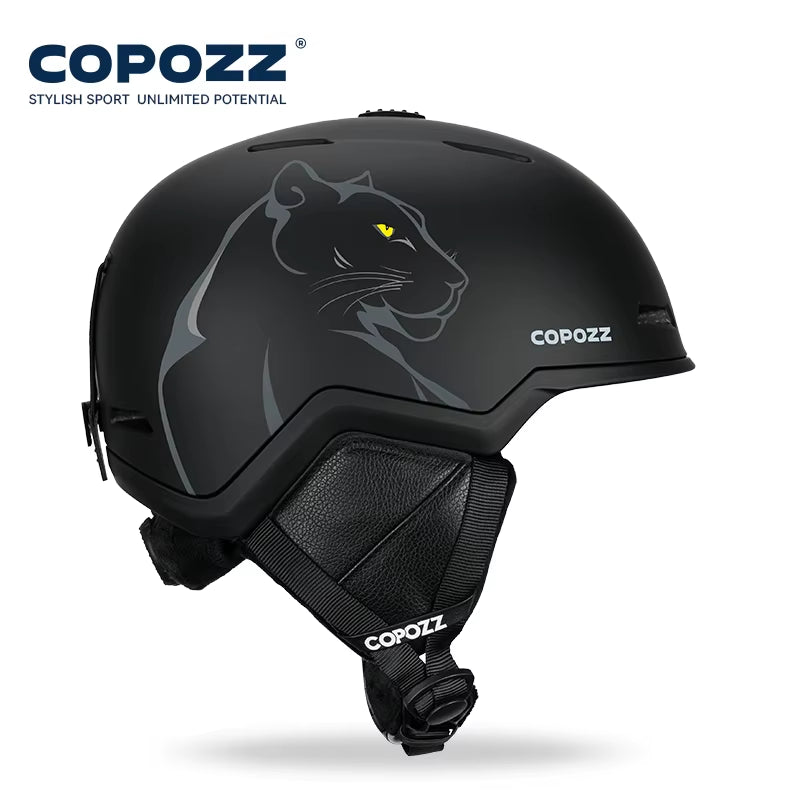 Winter Ski Snowboard Helmet Half-Covered Anti-Impact Safety Helmet Cycling Snowmobile Skiing Protective for Adult and Kid