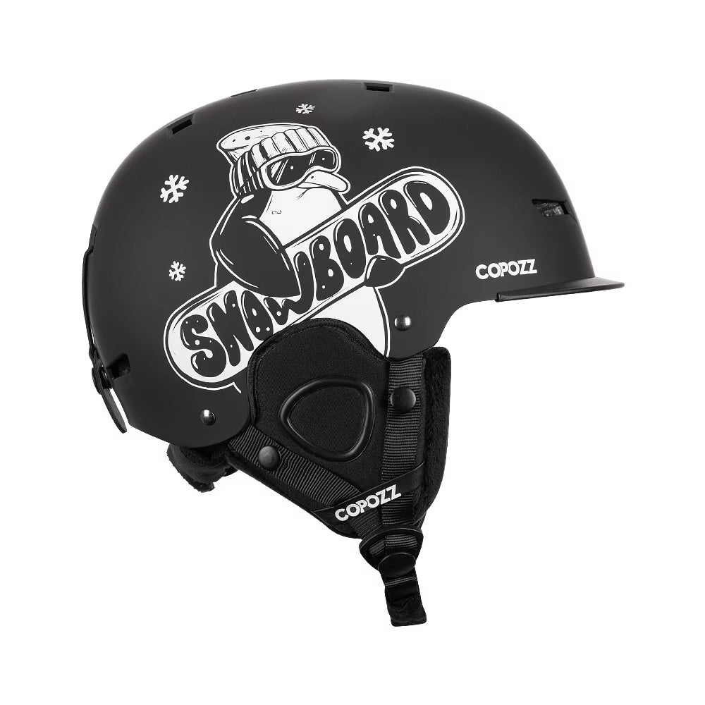 New Ski Helmet Cartoons Half-Covered Anti-Impact Safety Helmet Cycling Ski Snowboard Sports Helmet for Adult and Kids
