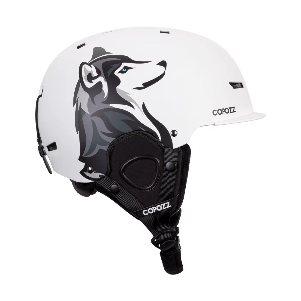 New Ski Helmet Cartoons Half-Covered Anti-Impact Safety Helmet Cycling Ski Snowboard Sports Helmet for Adult and Kids